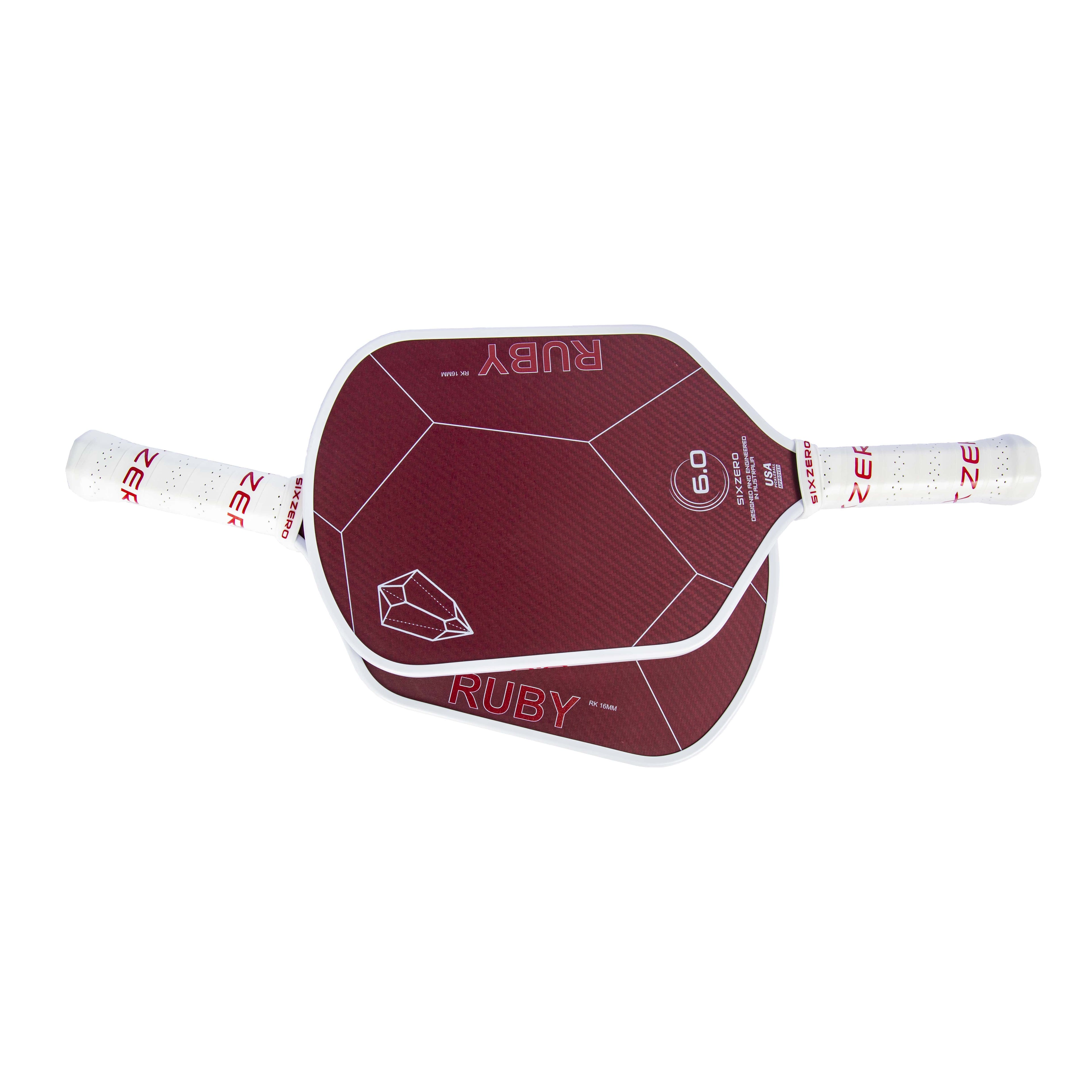 Six Zero Ruby 16mm White & Red