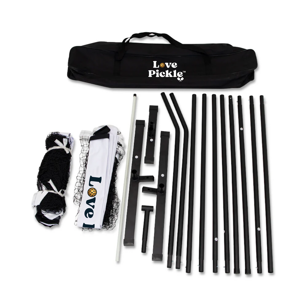 Love Pickle’s Premium 2-in-1 Pickleball Net