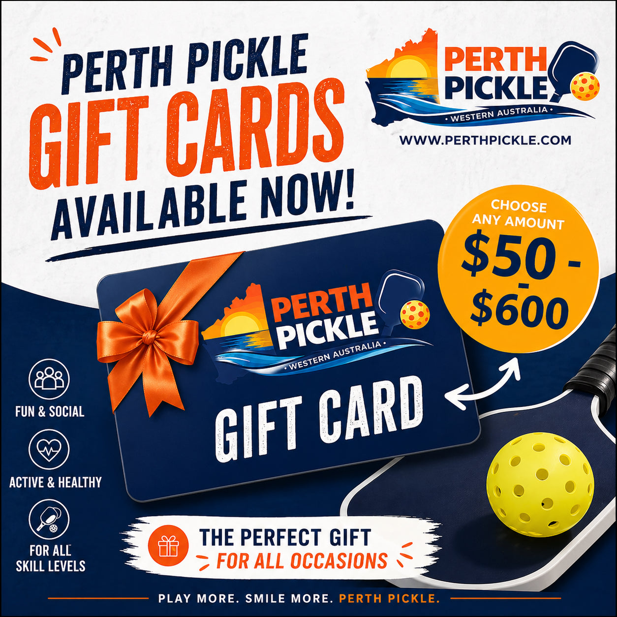 Perth Pickle Gift Card (click from $50)