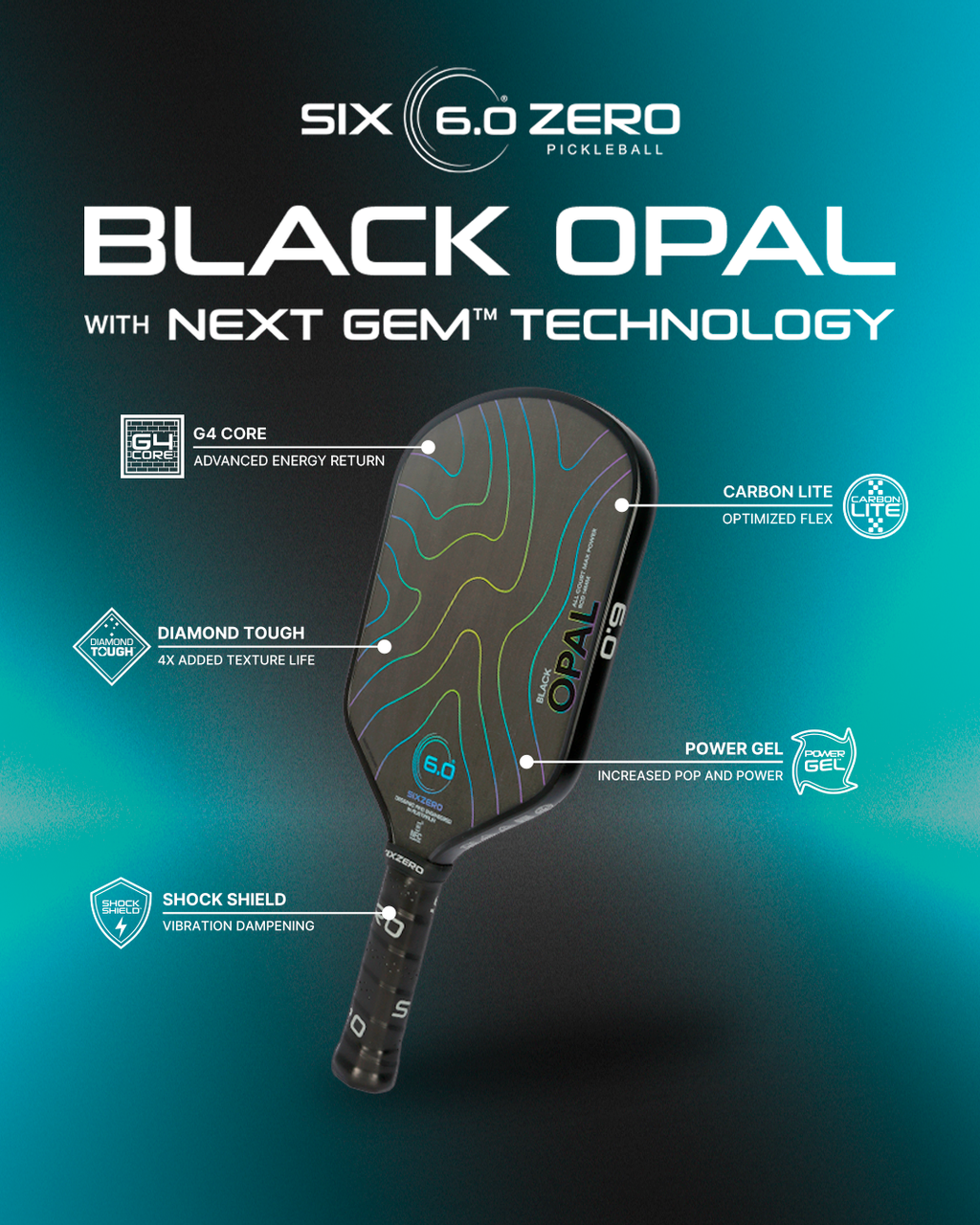 Six Zero Black Opal 14mm - Black